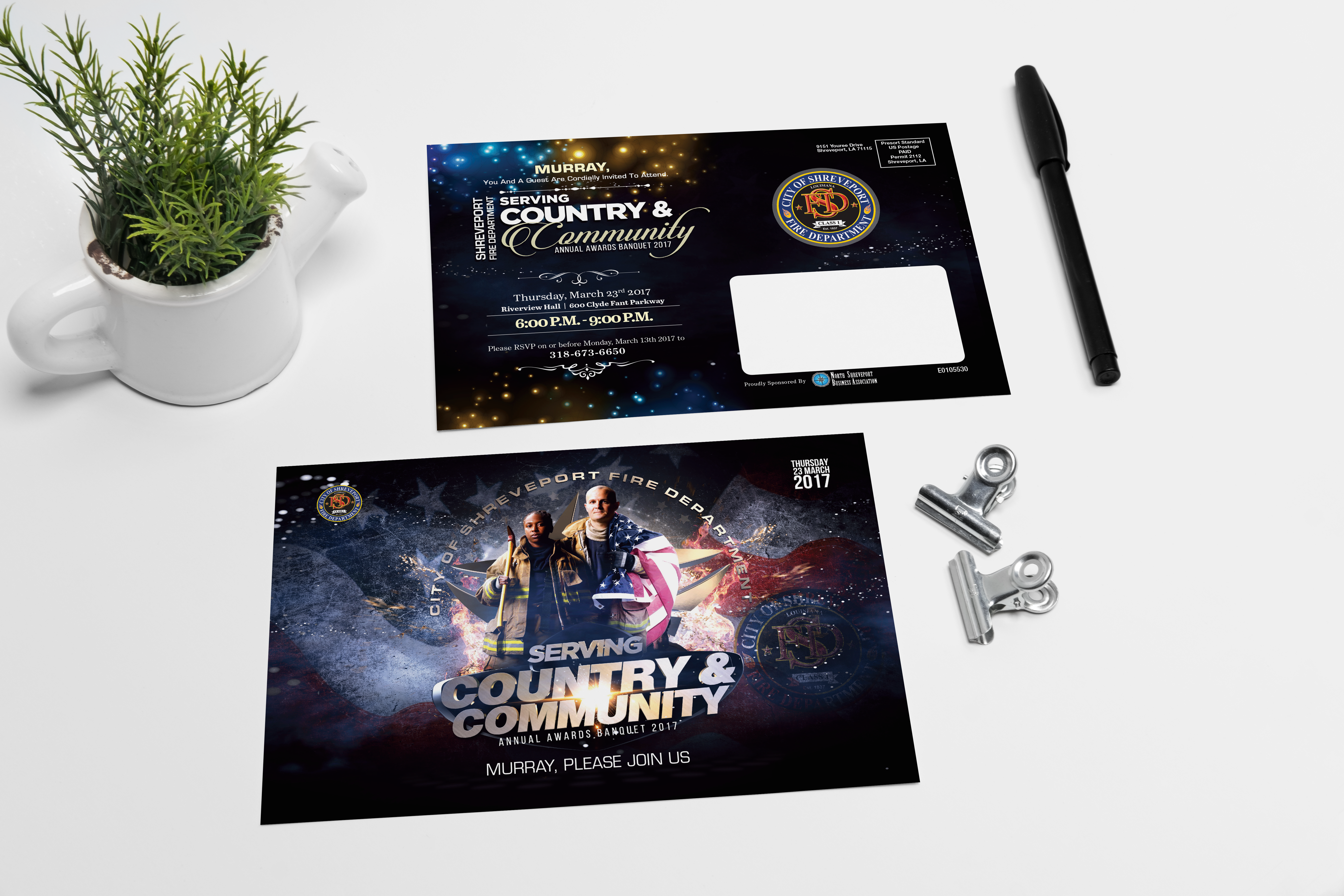 SFD Annual Awards Banquet Invitation